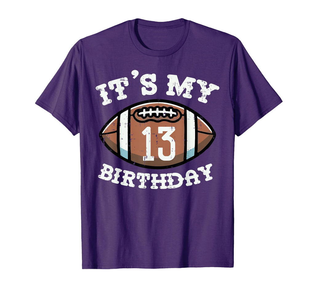 Its My 13Th Birthday American T-Shirt - Casual Everyday Wear for Adults - T-Shirt, Sweatshirt, Hoodie