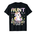 Aunt Birthday Kawaii Unicorn Family T-Shirt - Trendy Graphic Unisex - T-Shirt, Sweatshirt, Hoodie