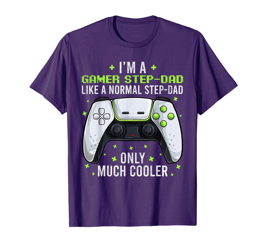 Gamer Step Dad Gaming Fathers Day T-Shirt - Novelty Apparel Men Women - T-Shirt, Sweatshirt, Hoodie