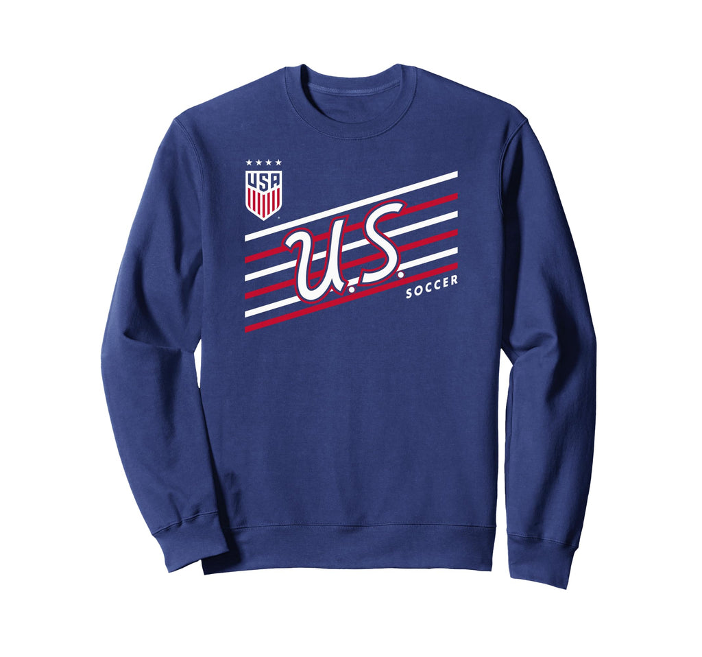 U S Soccer Perform Navy Uswnt Sweatshirt - Trendy Graphic Men Women - T-Shirt, Sweatshirt, Hoodie