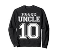 Number 10 Custom Proud Soccer Sweatshirt - Novelty Apparel Men Women - T-Shirt, Sweatshirt, Hoodie