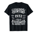 54Th Birthday Legends Born 1972 54 T-Shirt - Aesthetic Graphic Unisex - T-Shirt, Sweatshirt, Hoodie