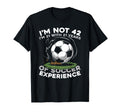 42 Years Old Team Player Sports Soccer T-Shirt - Custom Art Print Unisex - T-Shirt, Sweatshirt, Hoodie