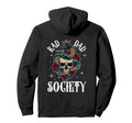 Rad Dad Society Dad Life Dad Club Back Hoodie - Fun Novelty Design Unisex - T-Shirt, Sweatshirt, Hoodie