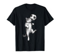 Kitten Football Player Fun Cat Ball T-Shirt - Streetwear Style Men Women - T-Shirt, Sweatshirt, Hoodie