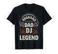 Husband Dad Dj Legend Funny Disc T-Shirt - Aesthetic Graphic for Adults - T-Shirt, Sweatshirt, Hoodie