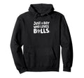 Just Who Loves Balls Soccer Player Hoodie - Custom Art Print Men Women - T-Shirt, Sweatshirt, Hoodie