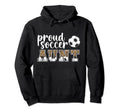 Proud Soccer Aunt Leopard Aunt Soccer Hoodie - Novelty Apparel Men Women - T-Shirt, Sweatshirt, Hoodie