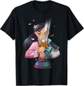 Mulan Anime Half Girl Warrior Graphic - Adult & Kids T-Shirts, Sweatshirts & Hoodies apparel design preview 1