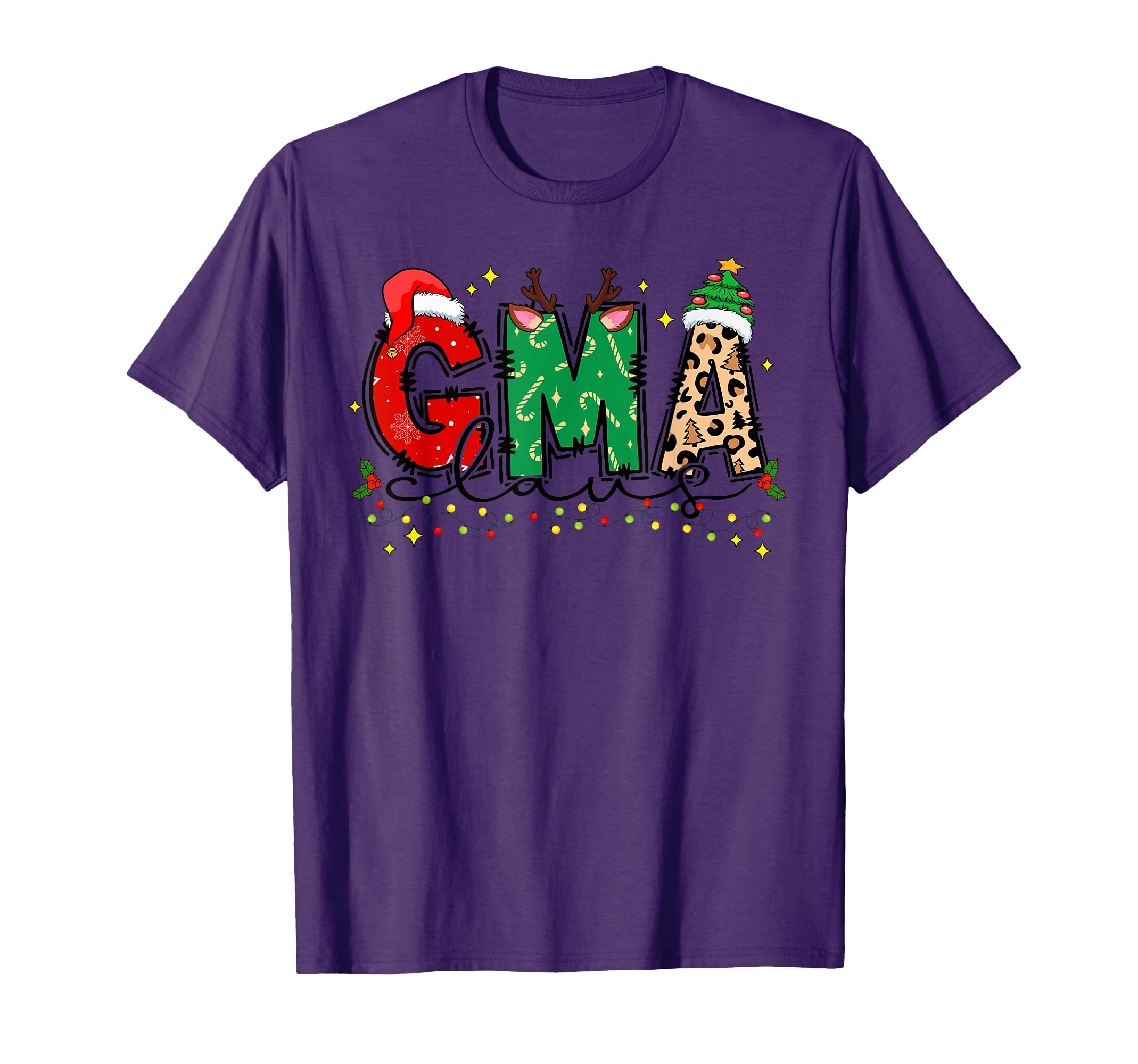 Gma Claus Family Matching Pajamas T-Shirt - Minimalist Print Men Women - T-Shirt, Sweatshirt, Hoodie