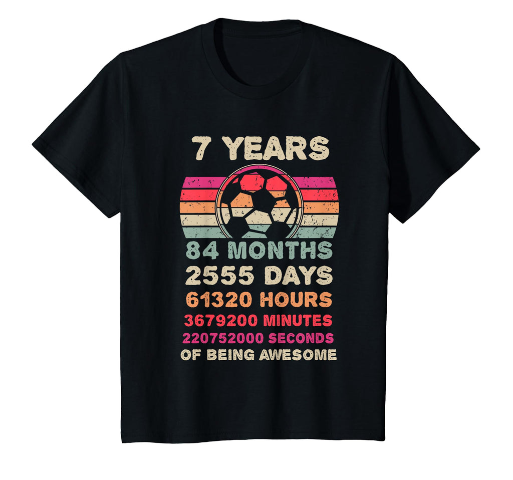 7 Year Old Soccer Birthday Seventh T-Shirt - Streetwear Style Men Women - T-Shirt, Sweatshirt, Hoodie