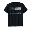 Dad Is Hero Gift Son Daughter Police T-Shirt - Novelty Apparel for Adults - T-Shirt, Sweatshirt, Hoodie