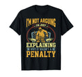 Hockey Goalie Explaining Penalty T-Shirt - Fun Novelty Design Men Women - T-Shirt, Sweatshirt, Hoodie