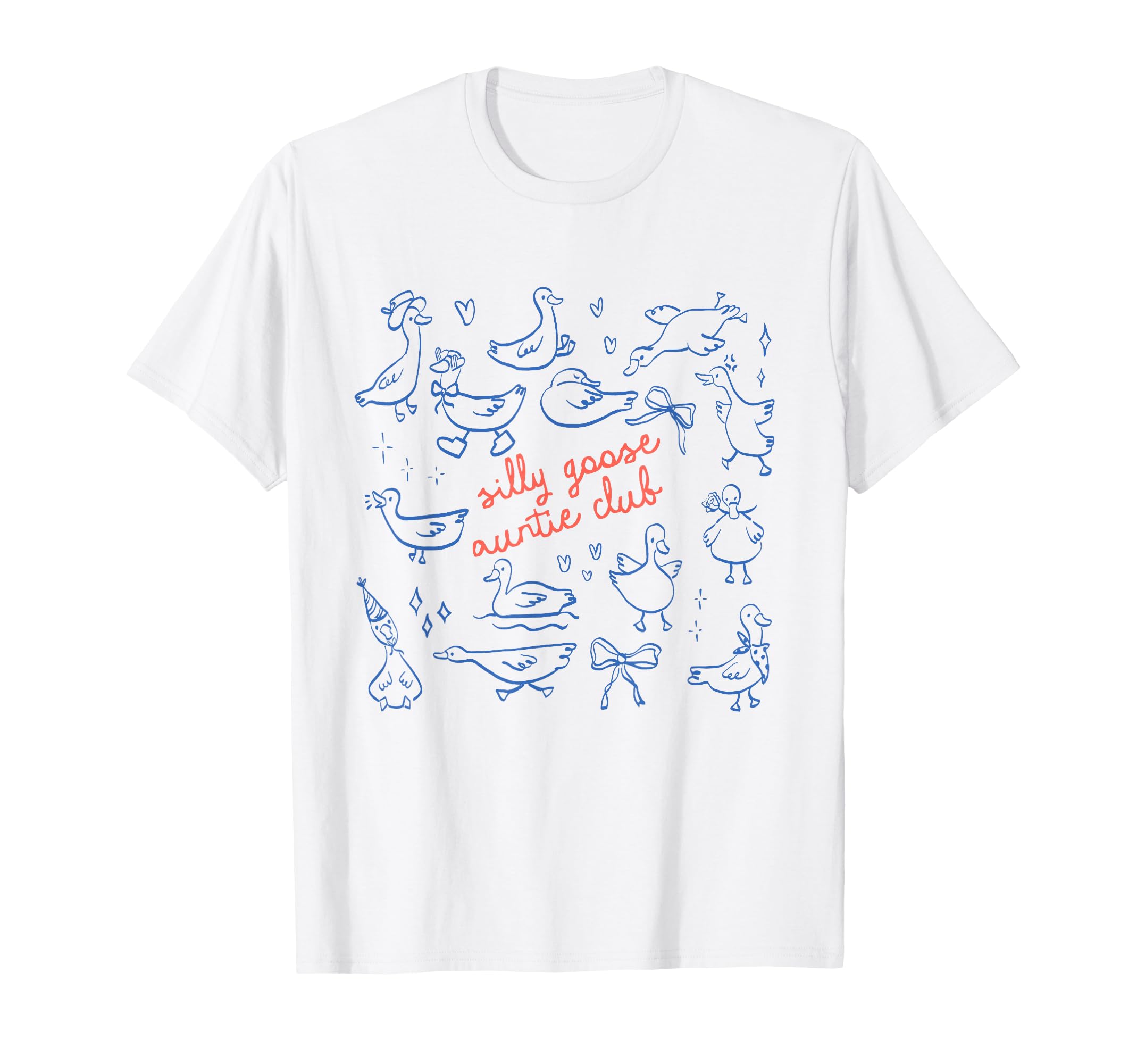 Auntie Aunt Silly Goose Mothers T-Shirt - Casual Everyday Wear for Adults - T-Shirt, Sweatshirt, Hoodie