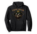 Fathers Day Papa Bear Dads Who Rock Hoodie - Unique Graphic for Adults - T-Shirt, Sweatshirt, Hoodie