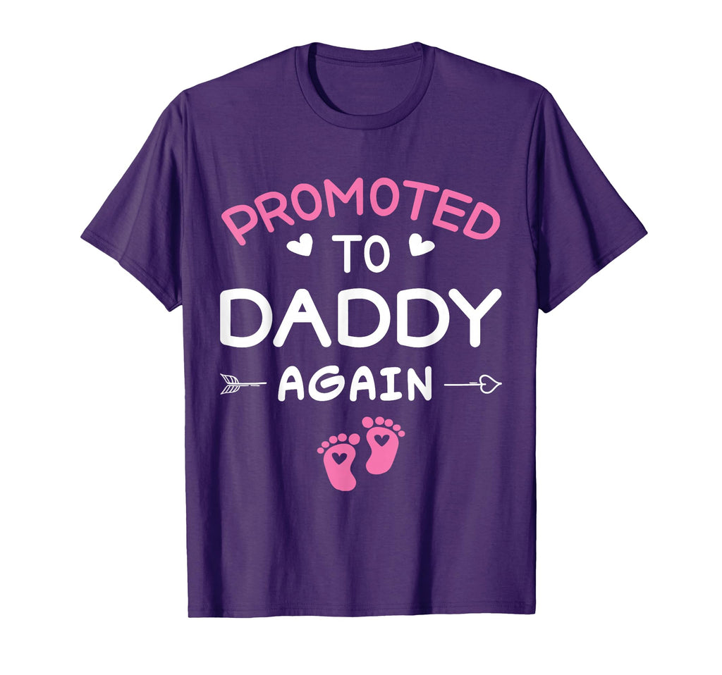 Going To Be Daddy Again Promoted To T-Shirt - Minimalist Print Men Women - T-Shirt, Sweatshirt, Hoodie