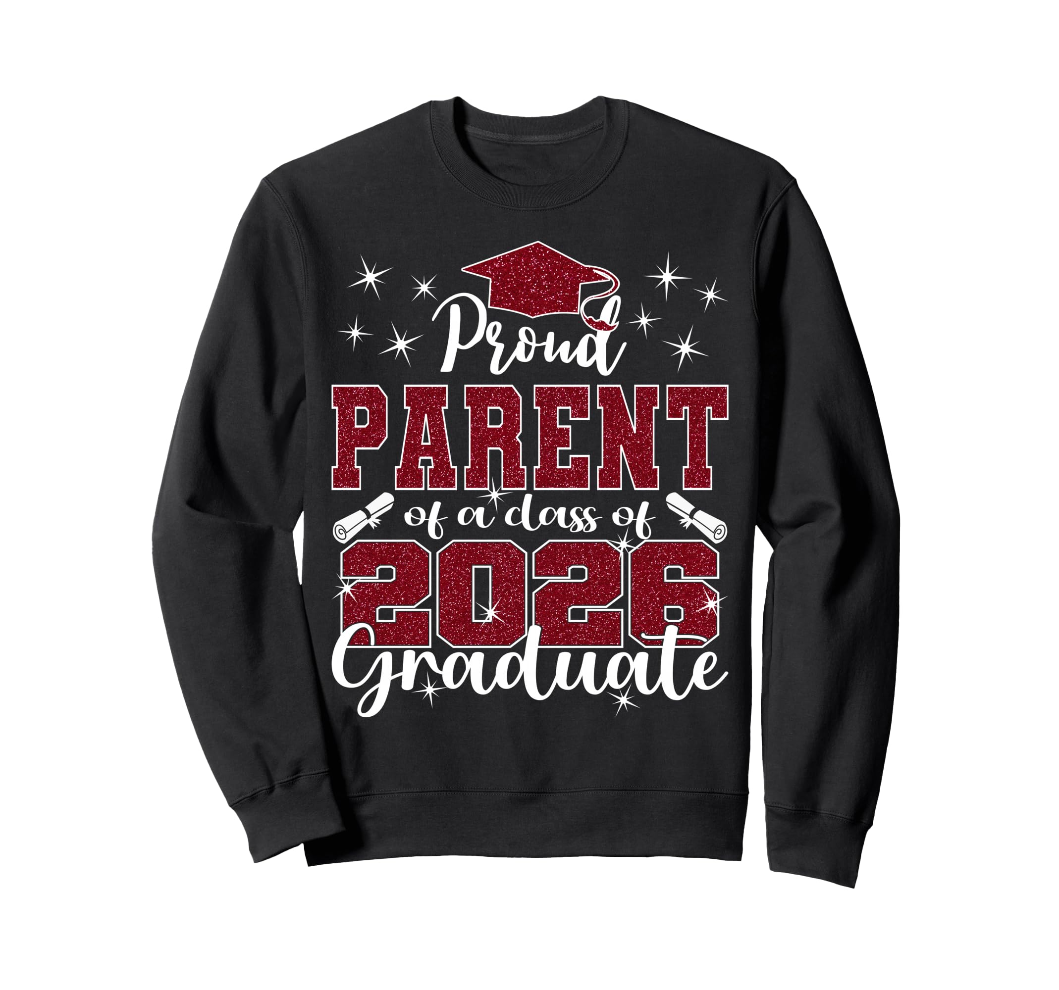 Super Proud Parent 2026 Graduate Senior Sweatshirt - Unique Graphic Unisex - T-Shirt, Sweatshirt, Hoodie