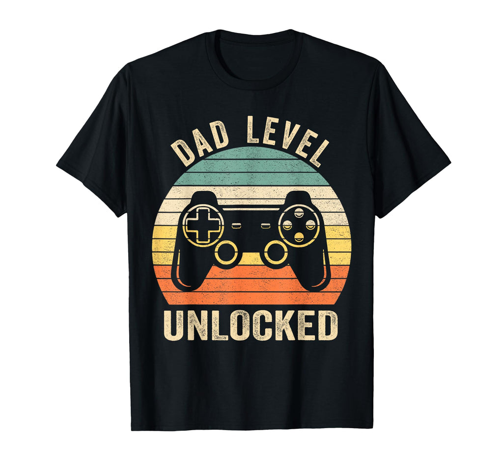 Dad Level Unlocked Gamer Soon To Be T-Shirt - Minimalist Print for Adults - T-Shirt, Sweatshirt, Hoodie