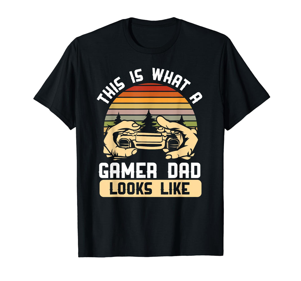 This Is What Gamer Dad Looks Like T-Shirt - Aesthetic Graphic Men Women - T-Shirt, Sweatshirt, Hoodie