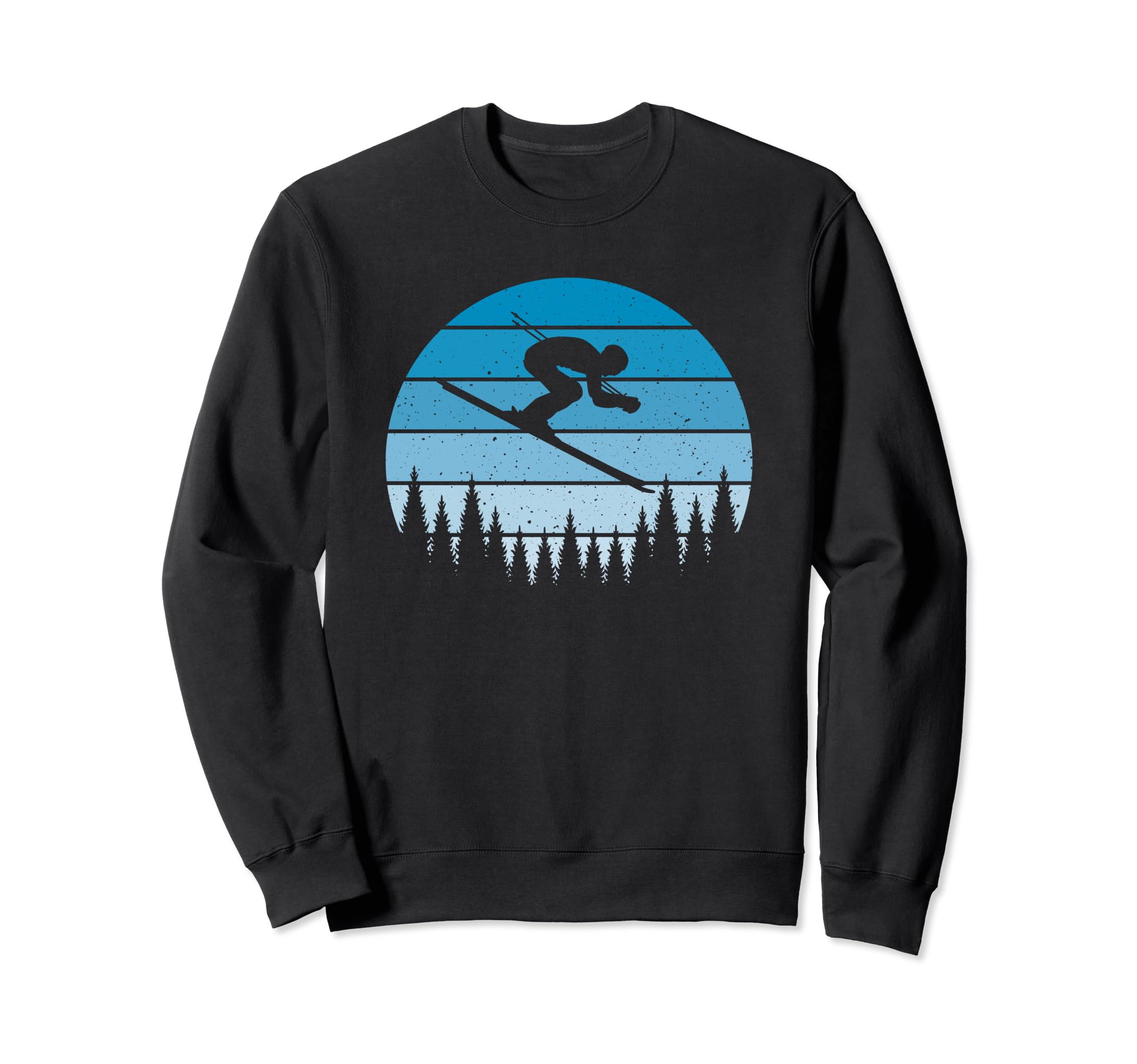 Ski Sunset Skier Skiing Dad Ski Sweatshirt - Streetwear Style Men Women - T-Shirt, Sweatshirt, Hoodie