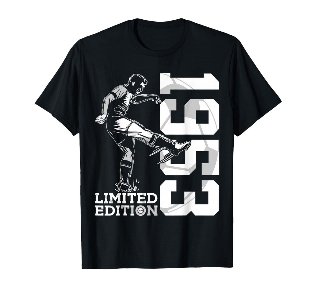 1953 73 Years Soccer 73Rd Birthday T-Shirt - Fun Novelty Design Unisex - T-Shirt, Sweatshirt, Hoodie