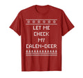 Let Me Check My Calendeer Dad Jokes T-Shirt - Minimalist Print for Adults - T-Shirt, Sweatshirt, Hoodie