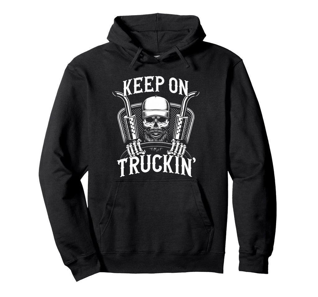 Truckers Accessories Trucker Gifts Hoodie - Custom Art Print for Adults - T-Shirt, Sweatshirt, Hoodie