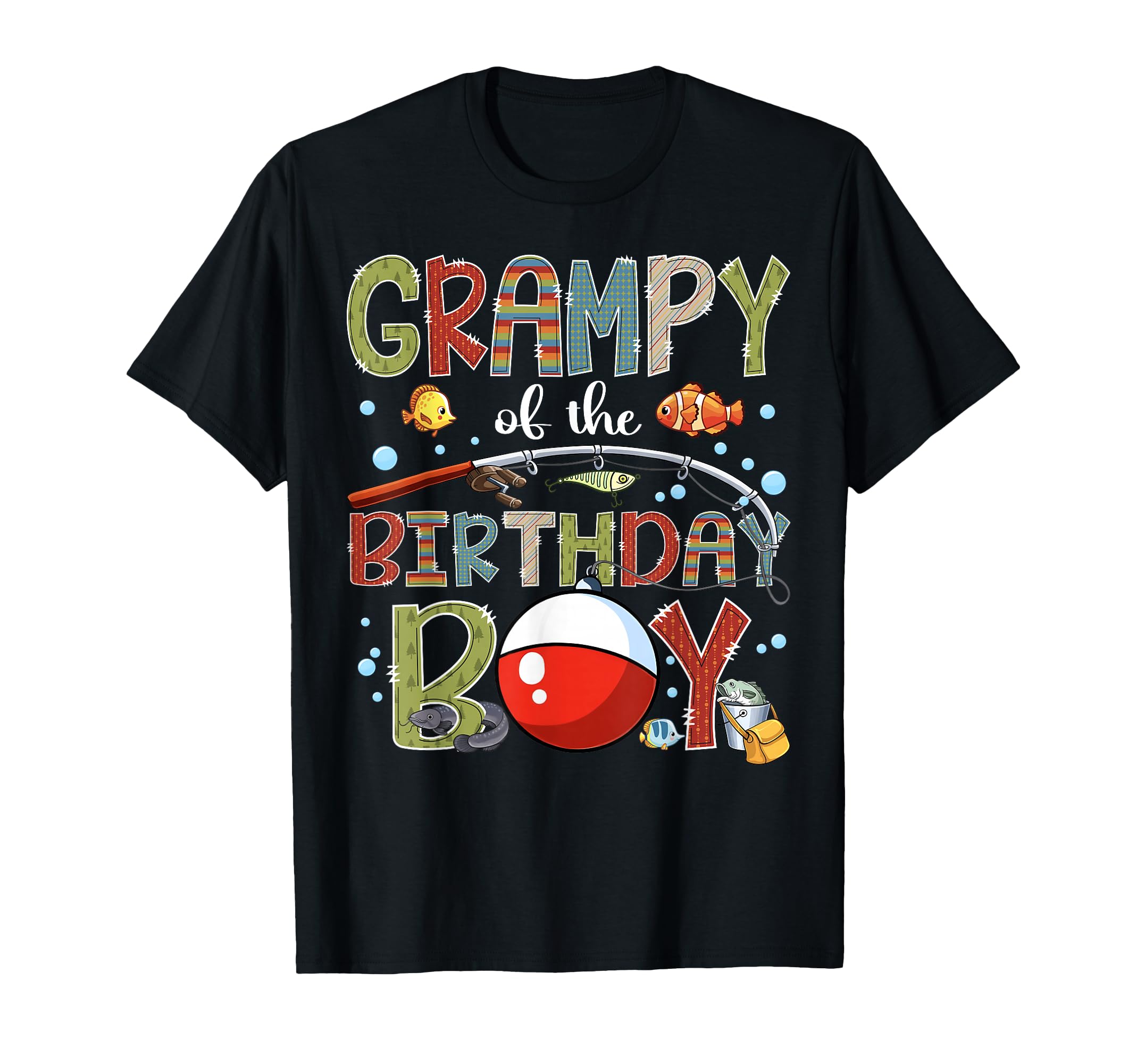 Grampy Birthday Fishing Family Matching T-Shirt - Novelty Apparel Men Women - T-Shirt, Sweatshirt, Hoodie