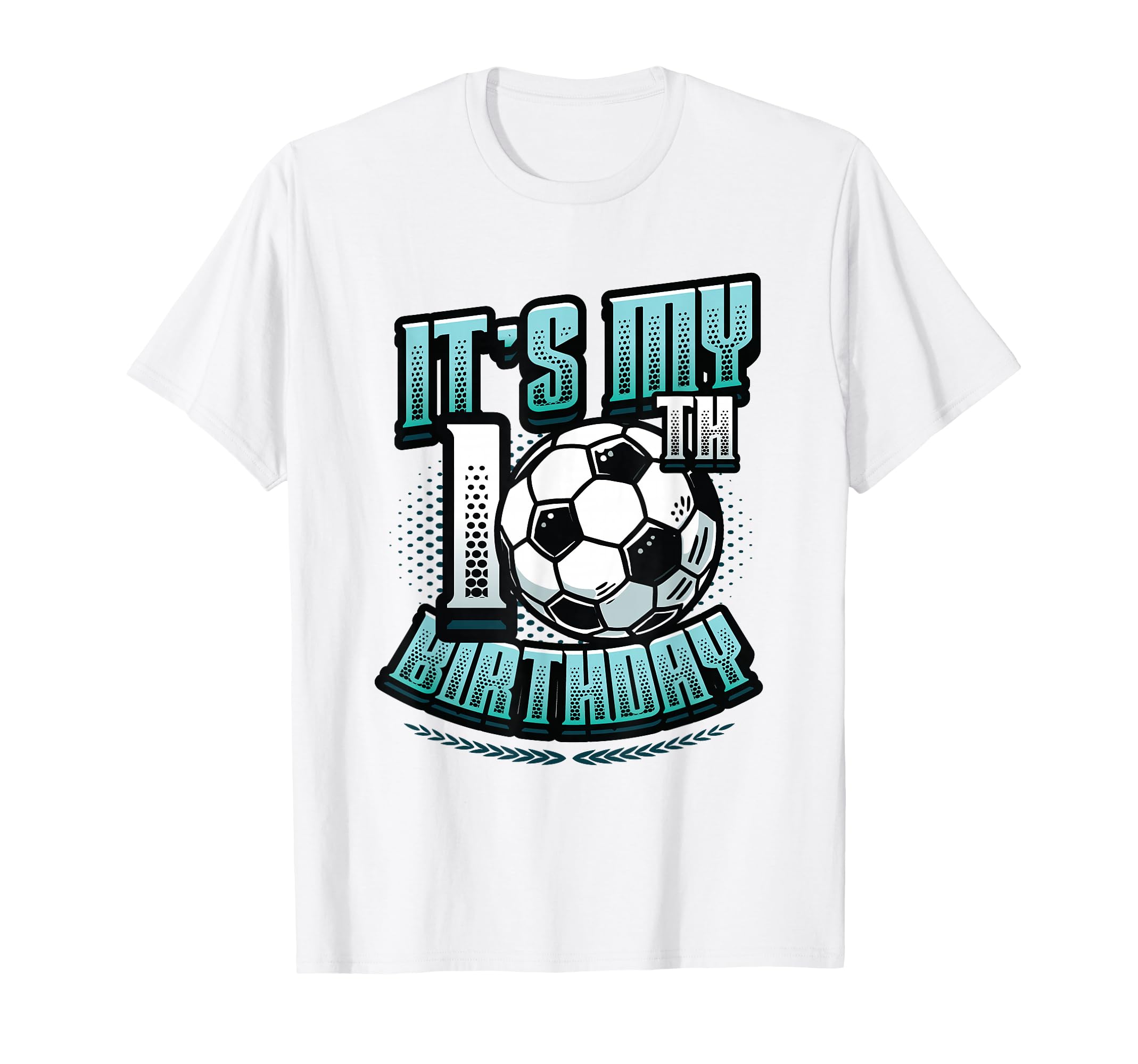 10Th Birthday Soccer Birthday Party T-Shirt - Unique Graphic for Adults - T-Shirt, Sweatshirt, Hoodie
