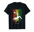 Bolivia Flag Soccer Player Silhouette T-Shirt - Trendy Graphic for Adults - T-Shirt, Sweatshirt, Hoodie