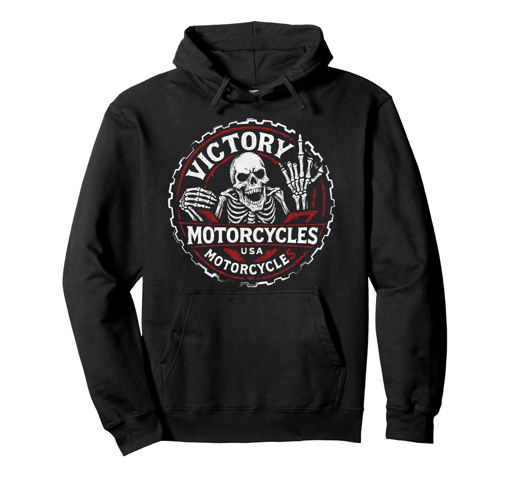 American Motor Cycles Victory Usa Hoodie - Casual Everyday Wear Men Women - T-Shirt, Sweatshirt, Hoodie