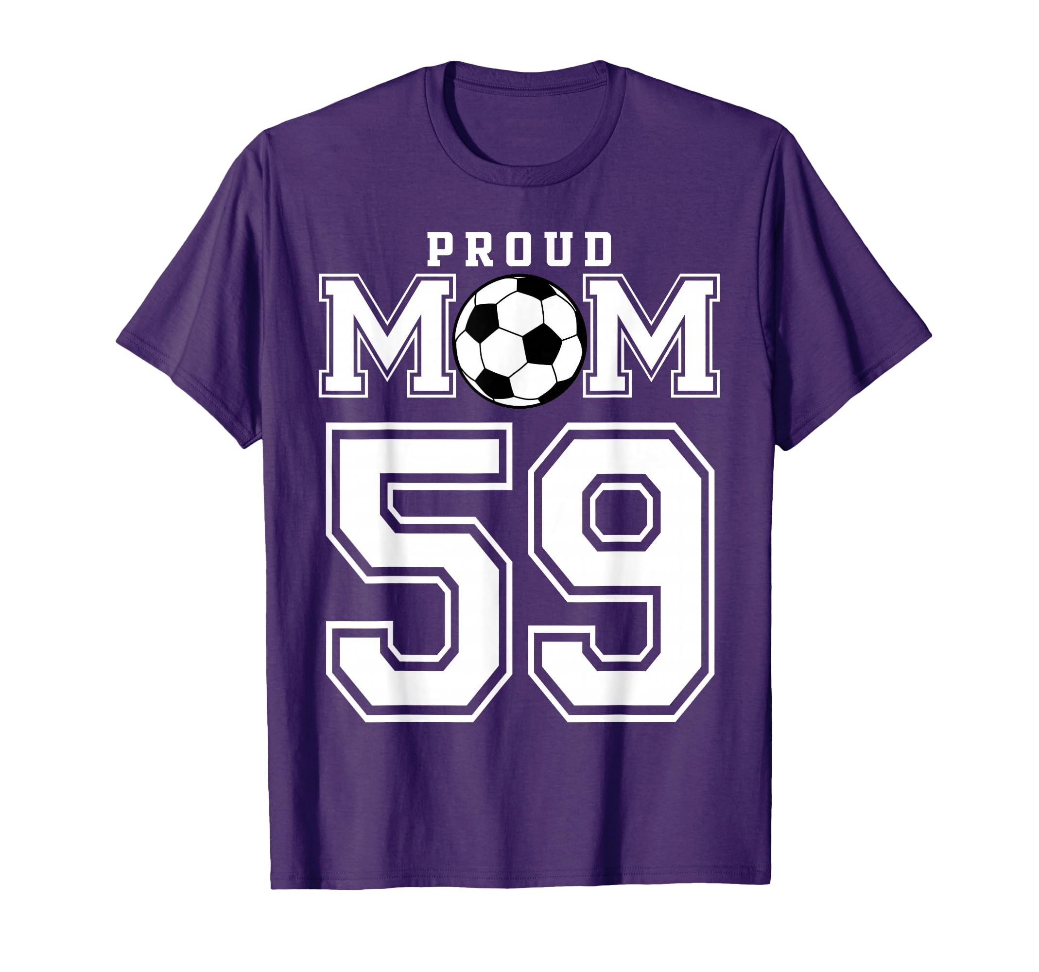 Number 59 Custom Proud Soccer Futbol T-Shirt - Unique Graphic Men Women - T-Shirt, Sweatshirt, Hoodie