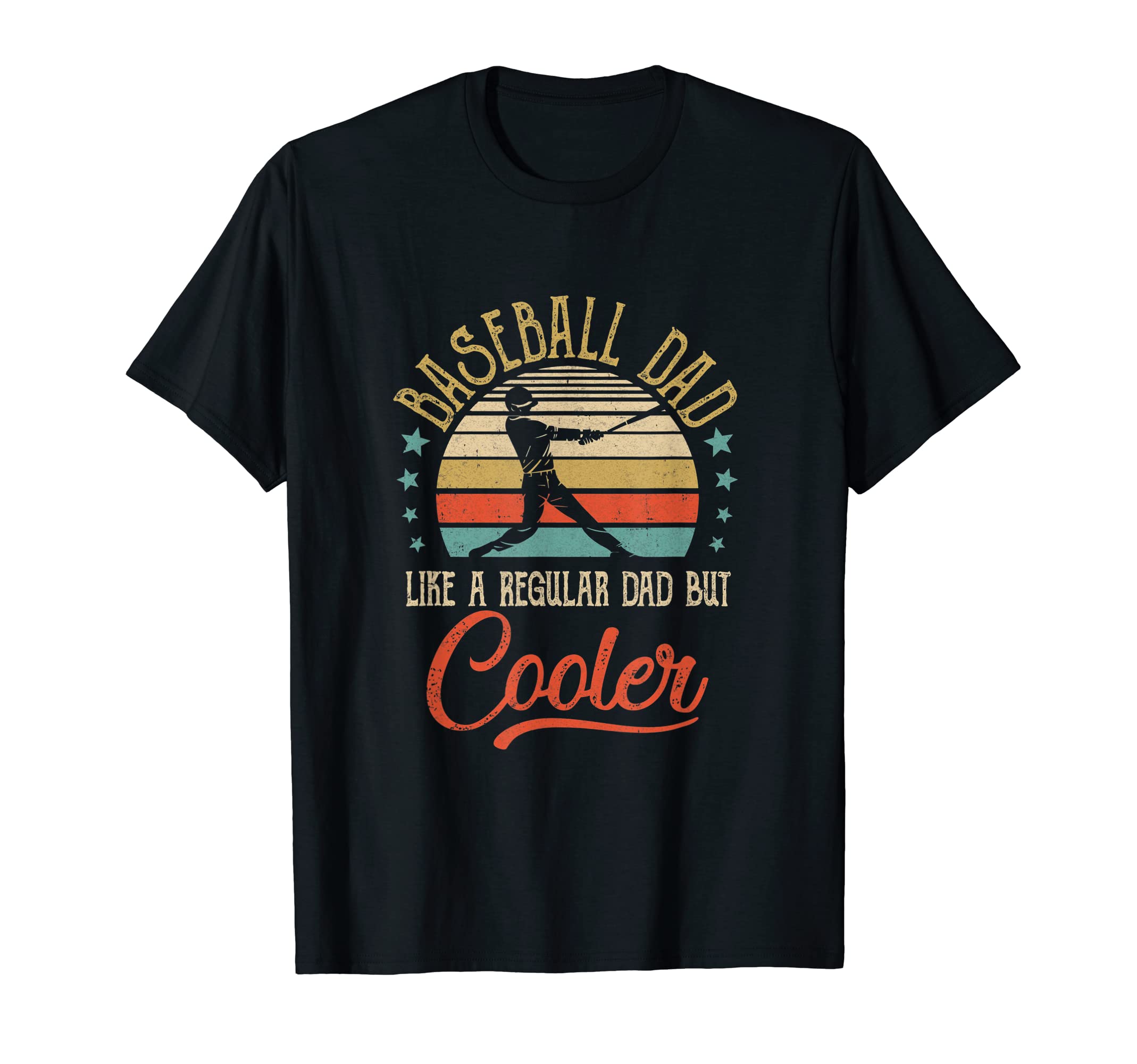 Baseball Dad Like Regular Dad Cooler T-Shirt - Custom Art Print Unisex - T-Shirt, Sweatshirt, Hoodie
