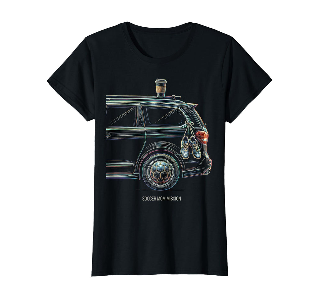 Soccer Mom Mission T-Shirt - Minimalist Print Men Women - T-Shirt, Sweatshirt, Hoodie