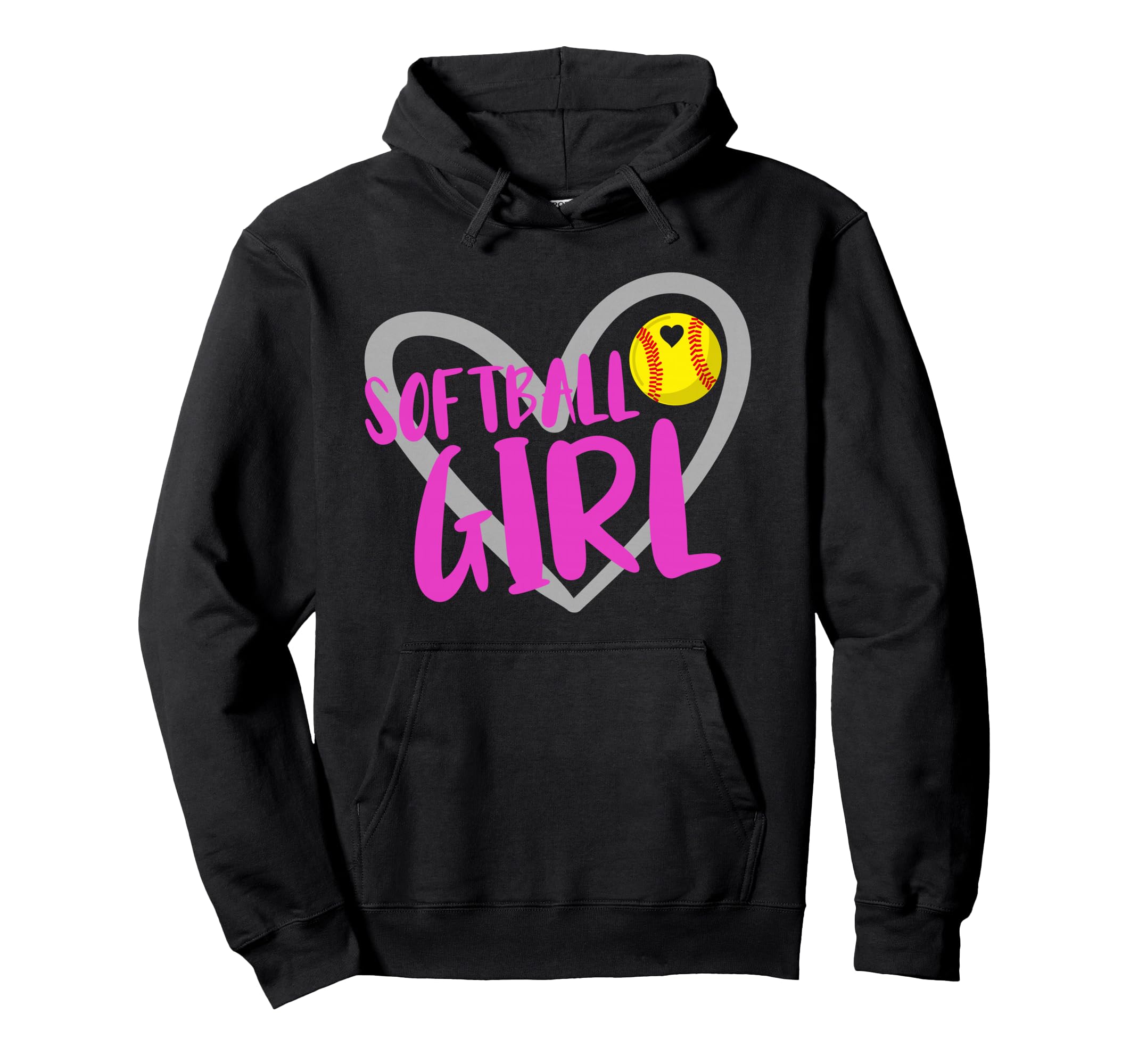Softball Hoodie - Casual Everyday Wear Unisex - T-Shirt, Sweatshirt, Hoodie