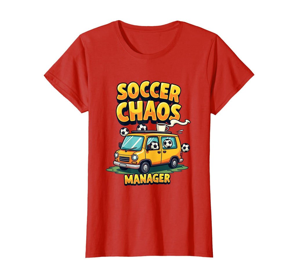 Soccer Chaos Manager Funny Soccer Mom T-Shirt - Trendy Graphic for Adults - T-Shirt, Sweatshirt, Hoodie