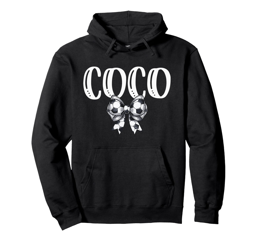 Coquette Soccer Coco Spirit Hoodie - Minimalist Print Unisex - T-Shirt, Sweatshirt, Hoodie