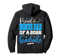 Senior 2026 Proud Bonus Dad Class 2026 Hoodie - Unique Graphic for Adults - T-Shirt, Sweatshirt, Hoodie