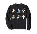 Silly Goose Playing Soccer Player Sweatshirt - Graphic Print Men Women - T-Shirt, Sweatshirt, Hoodie
