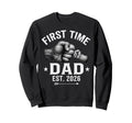 First Time Dad Est 2026 Fist Bump New Sweatshirt - Trendy Graphic Unisex - T-Shirt, Sweatshirt, Hoodie