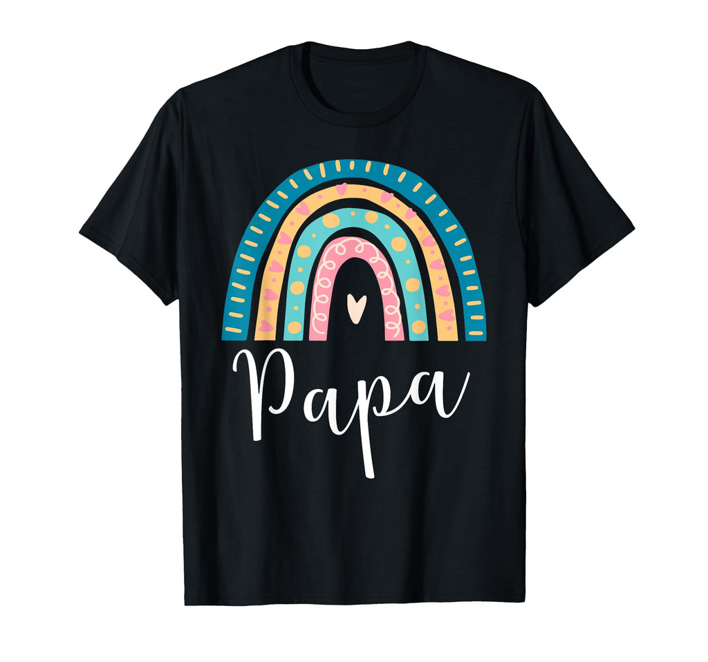 Papa Rainbow Gifts Dad Family T-Shirt - Casual Everyday Wear Men Women - T-Shirt, Sweatshirt, Hoodie