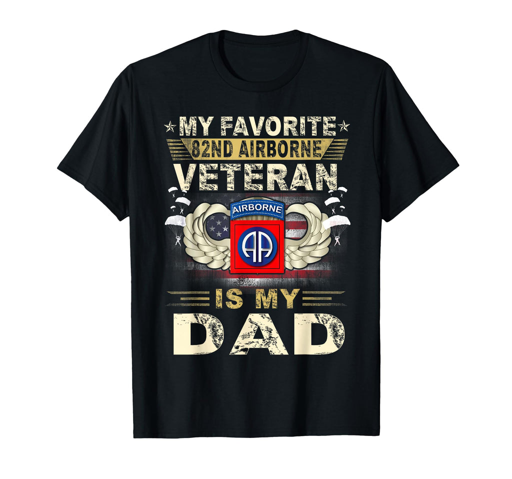 Veterans Day My Favorite 82Nd Airborne T-Shirt - Trendy Graphic for Adults - T-Shirt, Sweatshirt, Hoodie