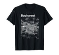 Bucharest Romania City Map T-Shirt - Custom Art Print for Adults - T-Shirt, Sweatshirt, Hoodie