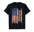 Papaw Grandpa Us American Flag Grandfather T-Shirt - Unique Graphic Unisex - T-Shirt, Sweatshirt, Hoodie