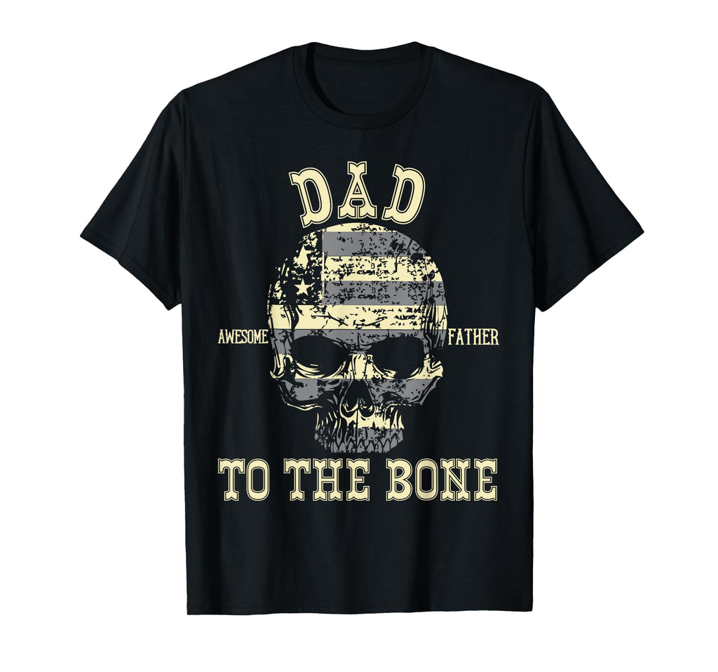Dad To Bone Funny Awesome Fathers Day T-Shirt - Trendy Graphic for Adults - T-Shirt, Sweatshirt, Hoodie