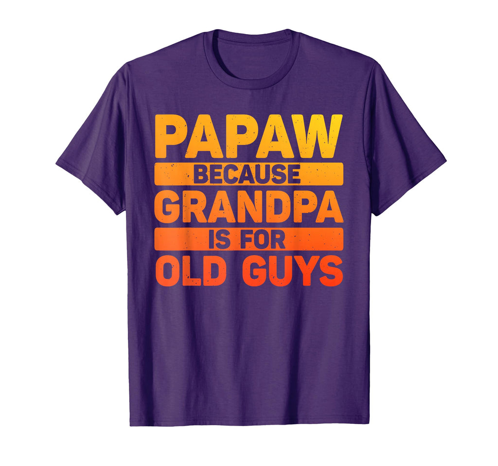 Papaw Grandpa From Grandkids Fathers Day T-Shirt - Unique Graphic Unisex - T-Shirt, Sweatshirt, Hoodie
