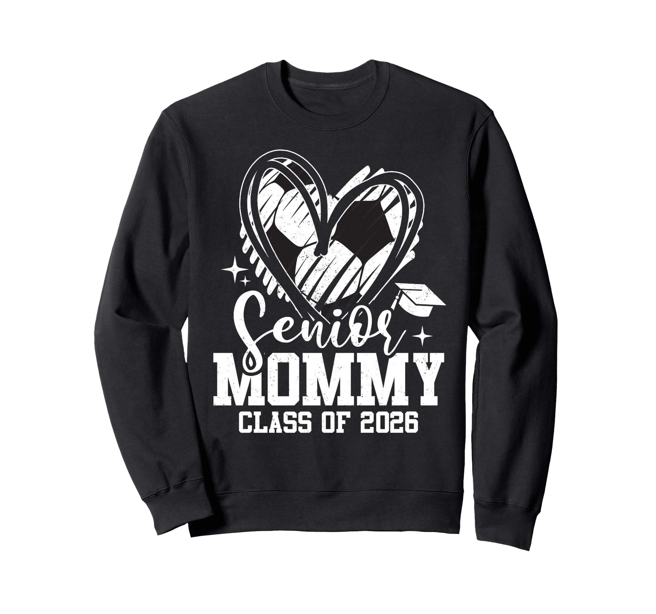 Senior Mommy Class 2026 Soccer Sweatshirt - Graphic Print for Adults - T-Shirt, Sweatshirt, Hoodie
