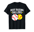 Baseball Softball Mom Busy Raising T-Shirt - Streetwear Style Unisex - T-Shirt, Sweatshirt, Hoodie
