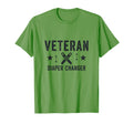 Veteran Diaper Changer Dad Hero T-Shirt - Casual Everyday Wear Unisex - T-Shirt, Sweatshirt, Hoodie