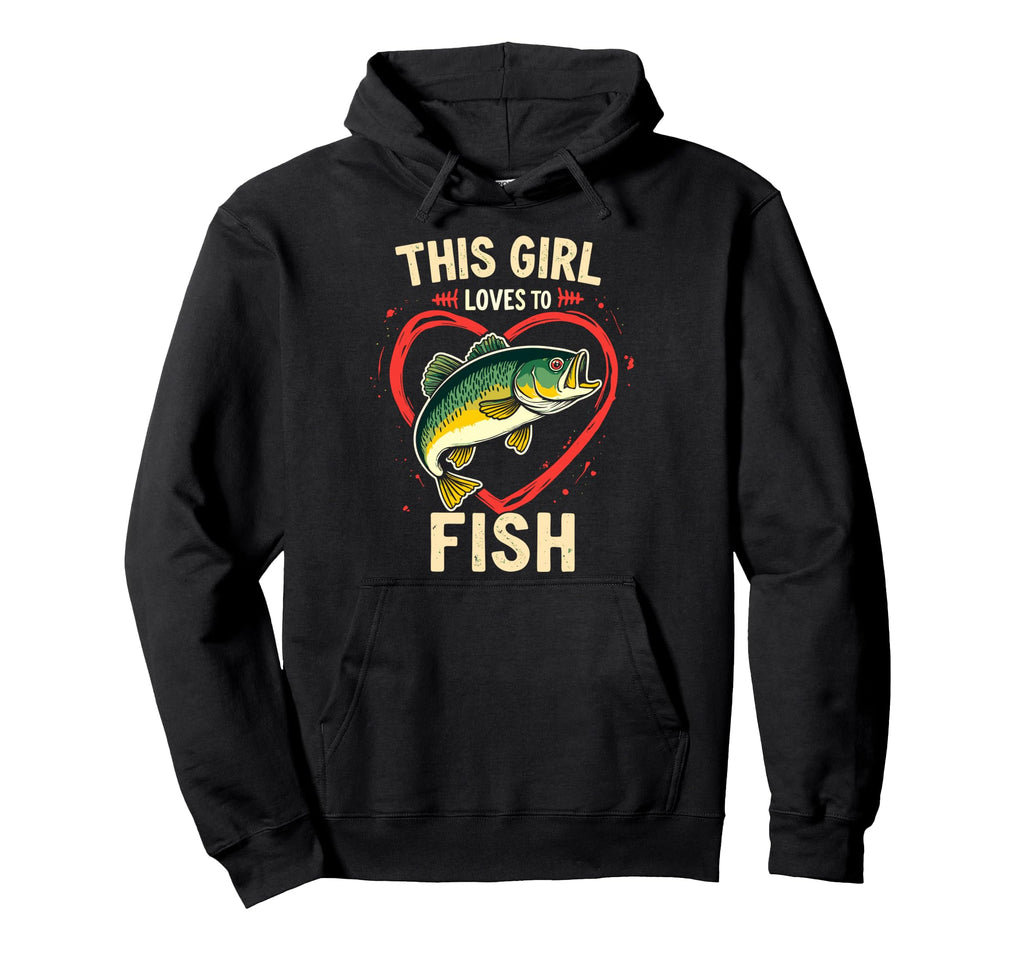 This Loves To Fish Fisher Mom Fishing Hoodie - Custom Art Print for Adults - T-Shirt, Sweatshirt, Hoodie